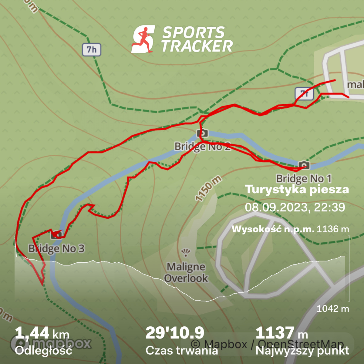 Maligne Canyon - trasa piesza