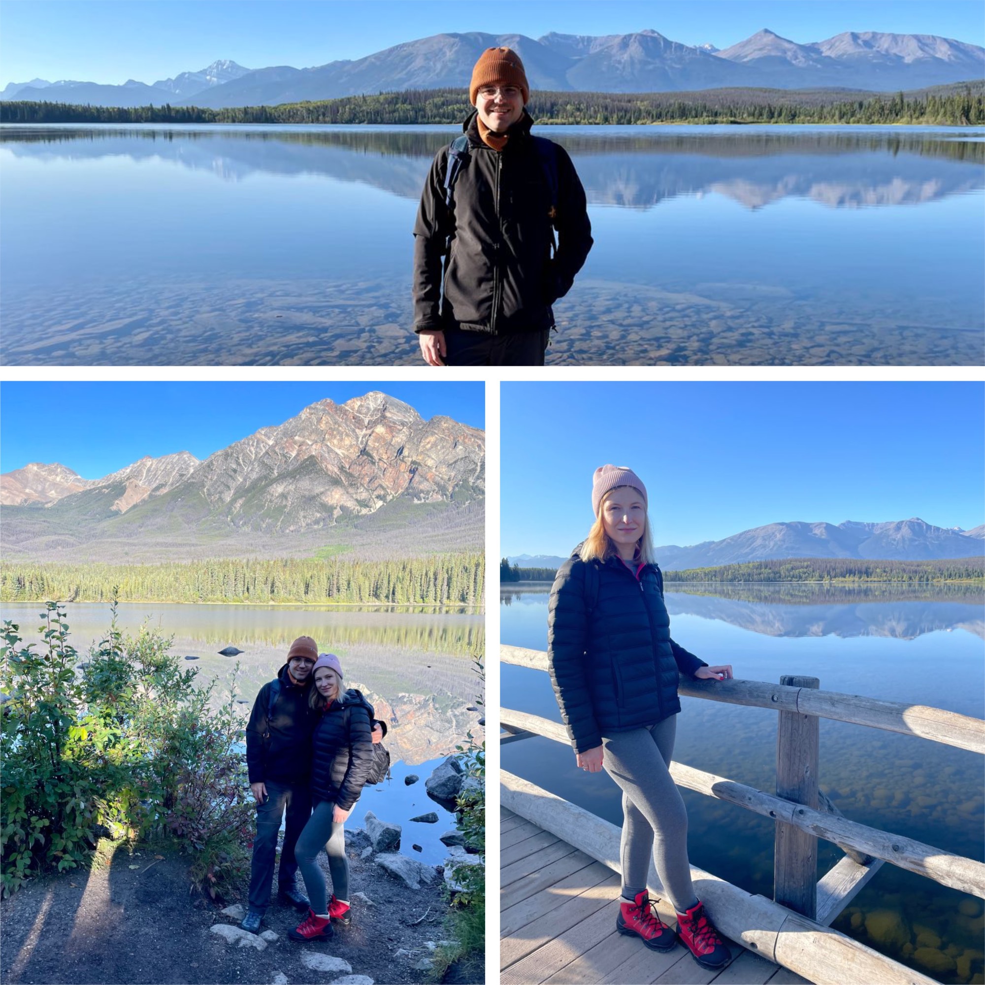 Pyramid Lake - kolaż