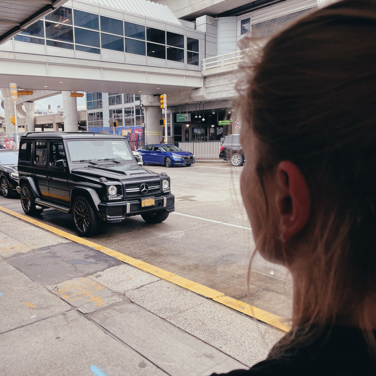 Czekamy na taksówkę na lotnisku JFK