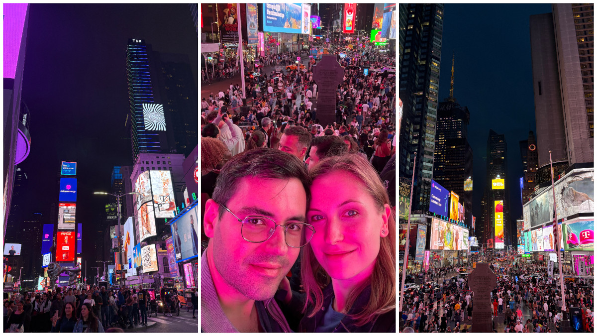 Times Square collage